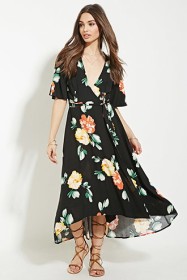 maxi floral dress